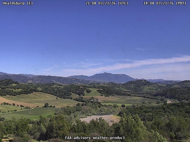 Healdsburg — East live webcam