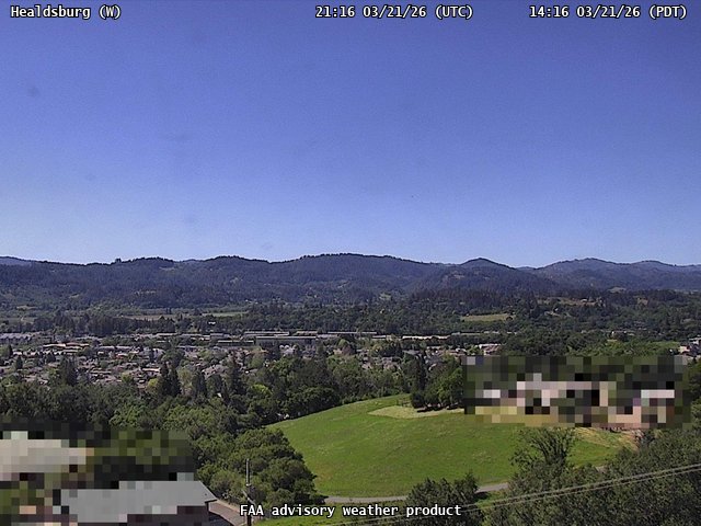 Healdsburg — West live webcam