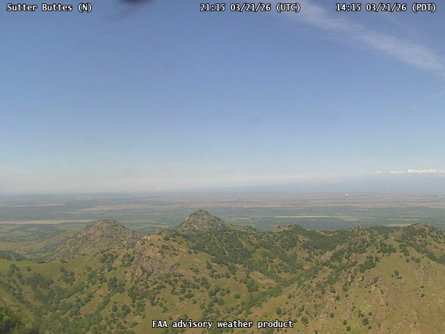 Sutter Buttes — North live webcam