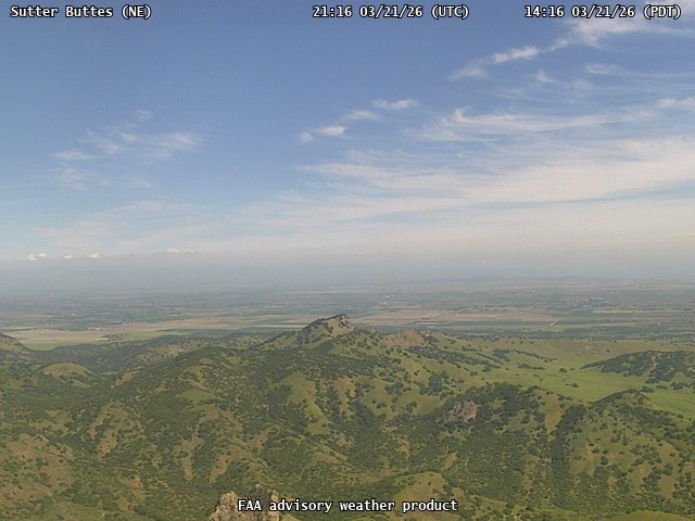 Sutter Buttes — NorthEast live webcam