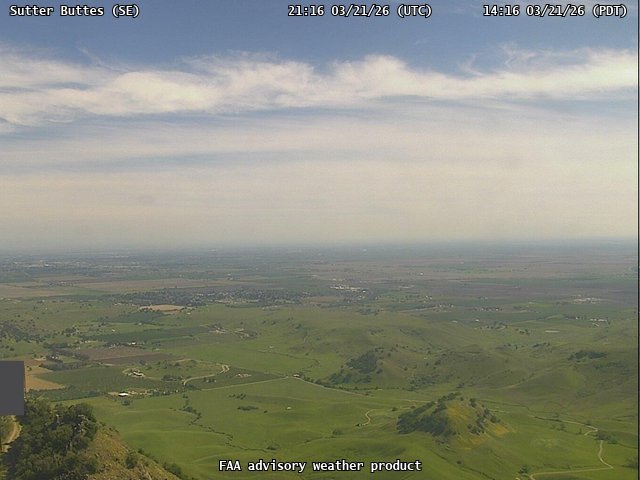 Sutter Buttes — SouthEast live webcam