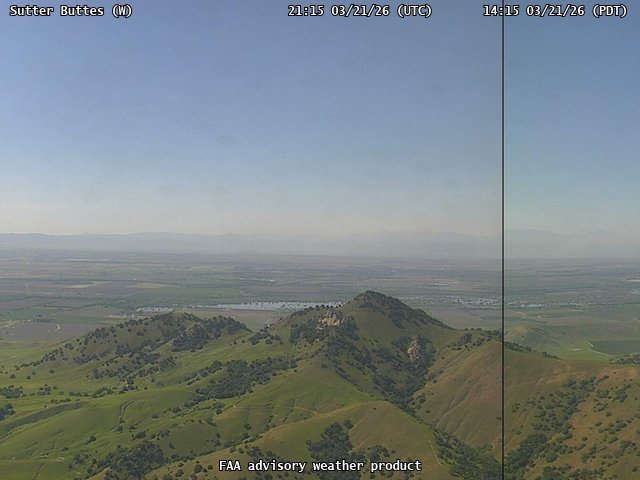 Sutter Buttes — West live webcam