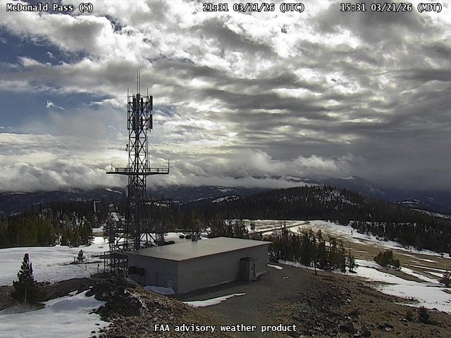 McDonald Pass — South live webcam