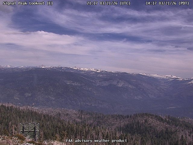 Signal Peak Lookout — East live webcam