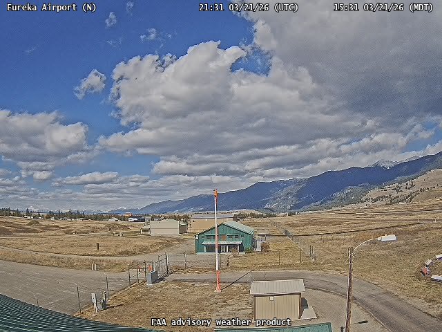 Eureka Airport — North live webcam