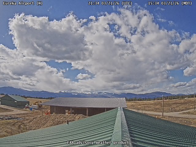 Eureka Airport — West live webcam