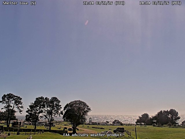 Shelter Cove — South live webcam