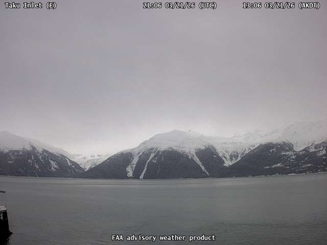Taku Inlet — East live webcam