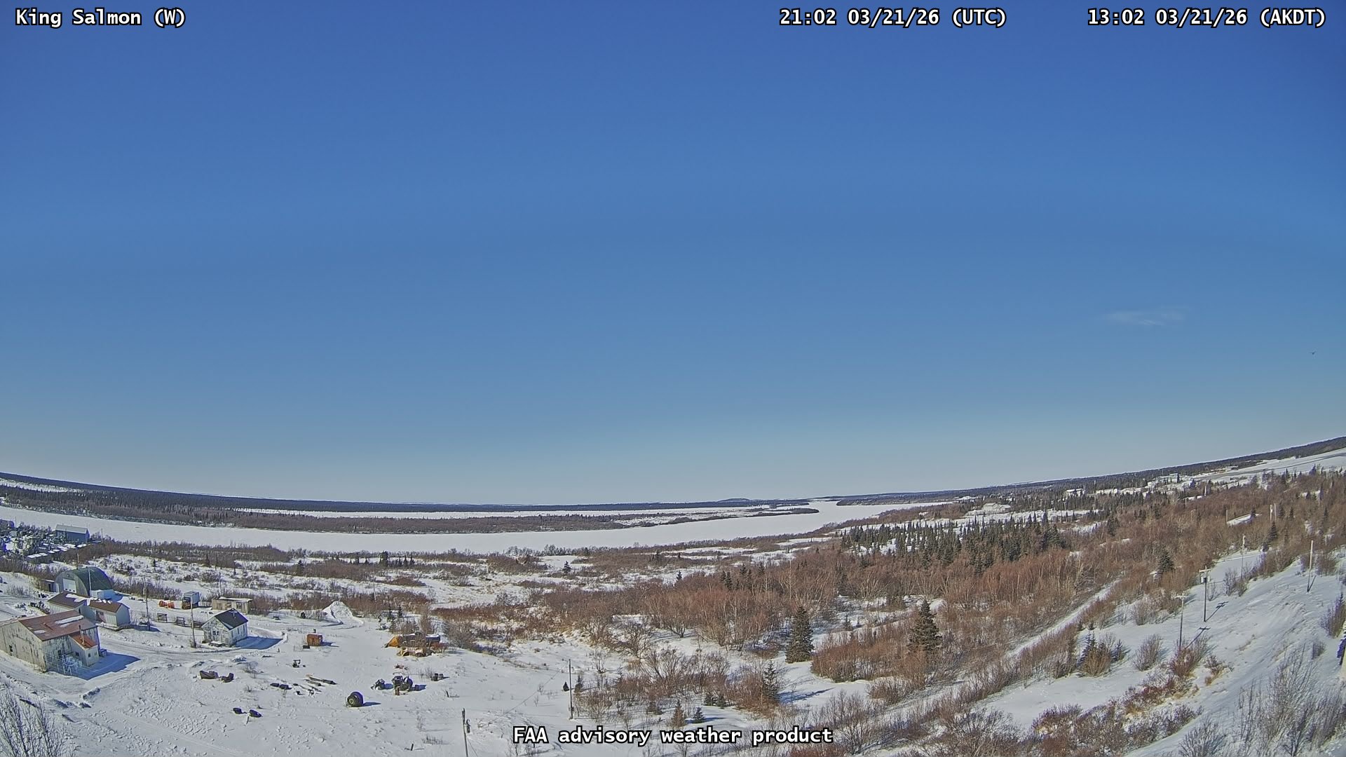 King Salmon — West live webcam