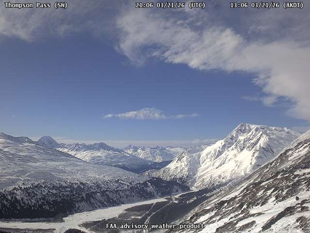 Thompson Pass — SouthWest live webcam