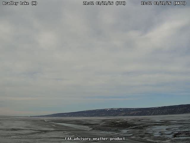 Bradley Lake — West live webcam