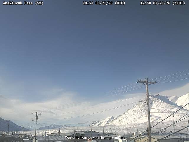 Anaktuvuk Pass — SouthWest live webcam