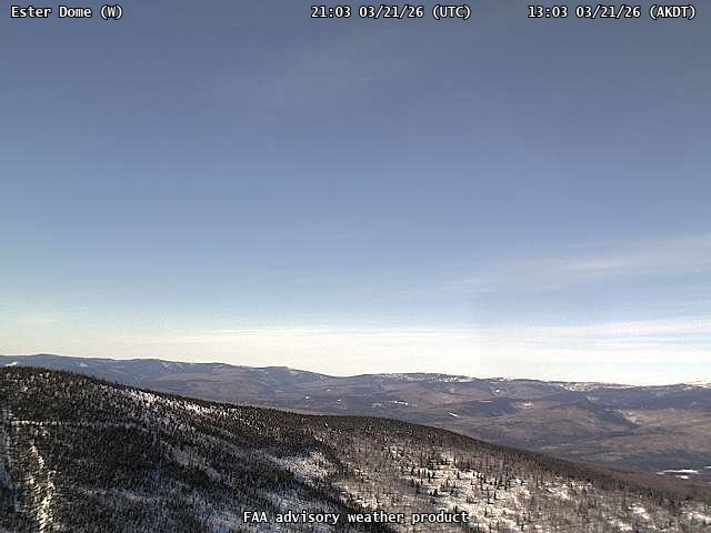 Ester Dome — West live webcam