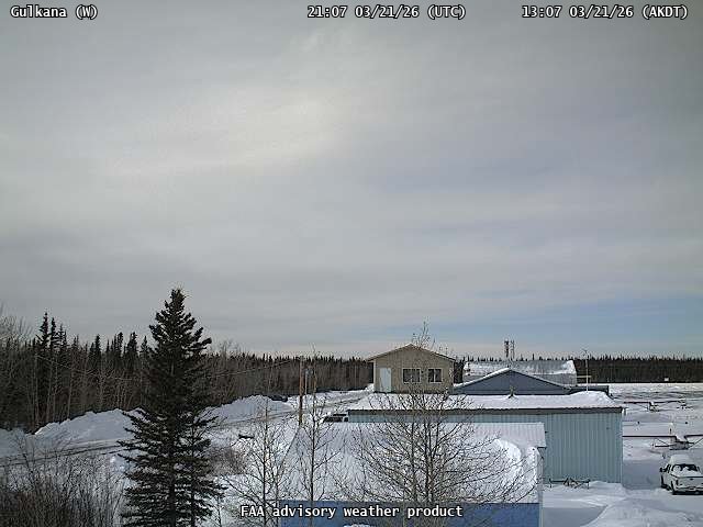 Gulkana — West live webcam