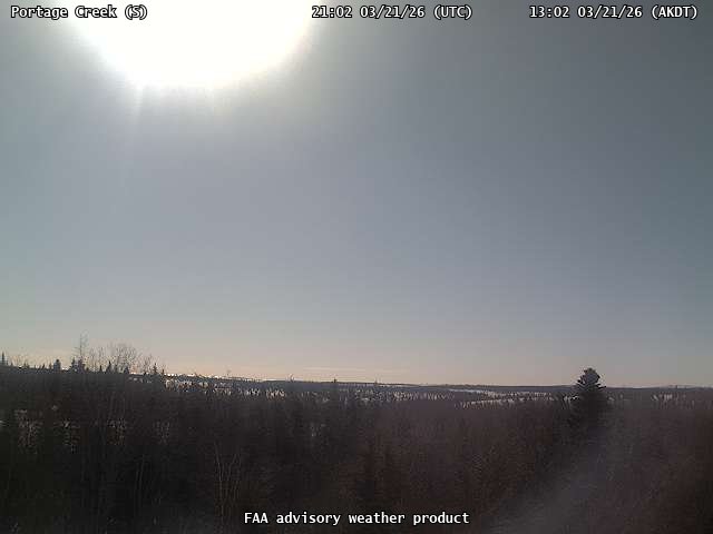 Portage Creek — South live webcam