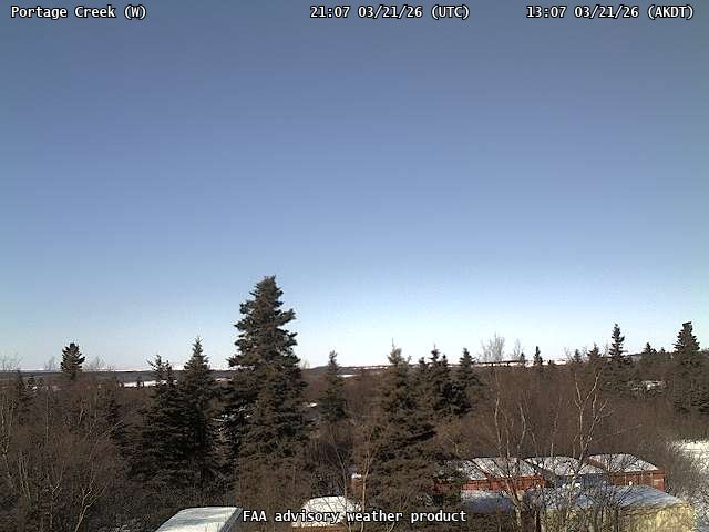 Portage Creek — West live webcam
