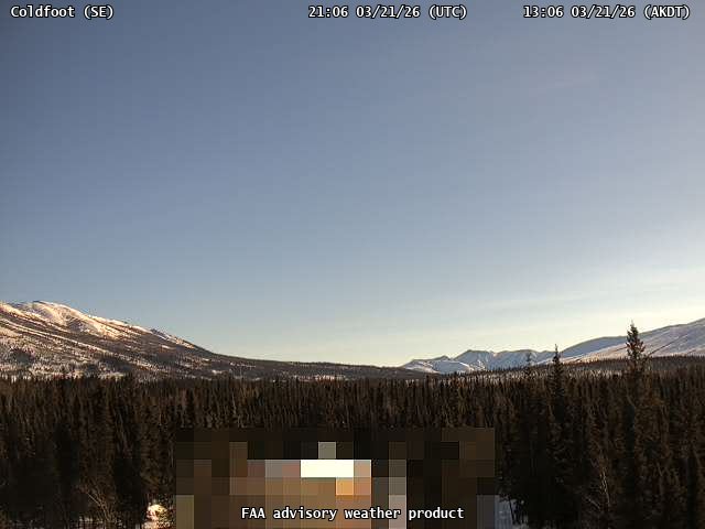 Coldfoot — SouthEast live webcam