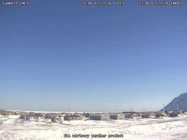 Gambell — NorthEast live webcam