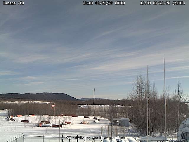 Tanana — East live webcam
