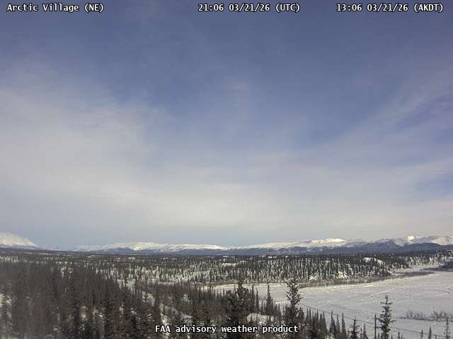 Arctic Village — NorthEast live webcam