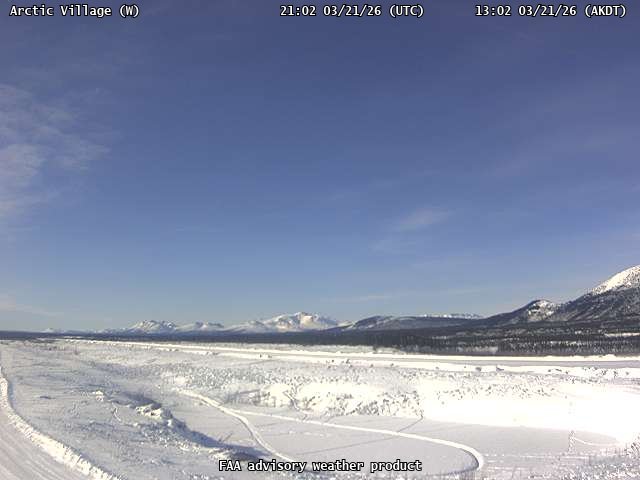 Arctic Village — West live webcam