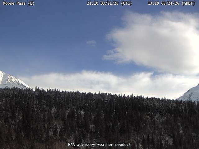 Moose Pass — East live webcam
