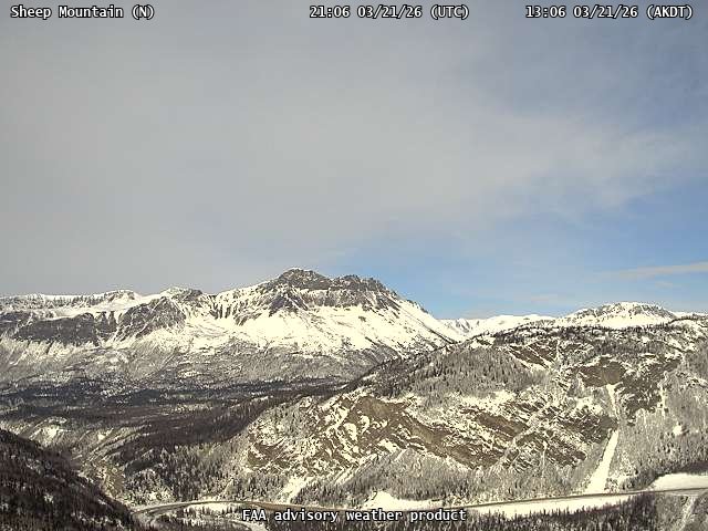 Sheep Mountain — North live webcam