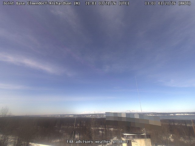 Joint Base Elmendorf-Richardson — West live webcam