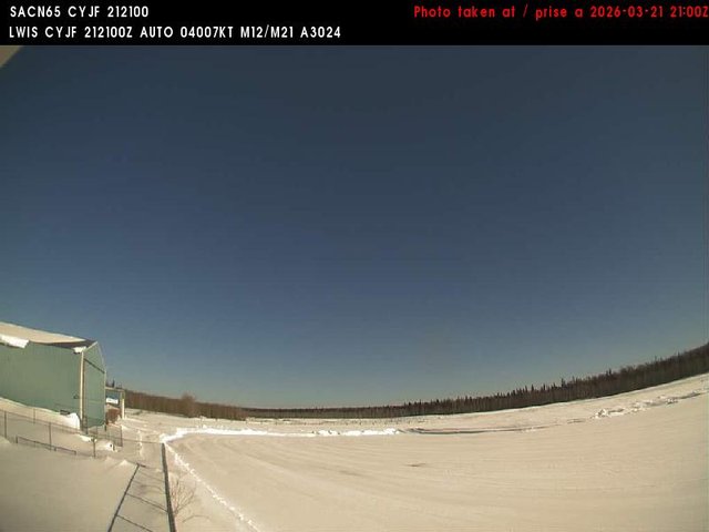 Fort Liard — East live webcam