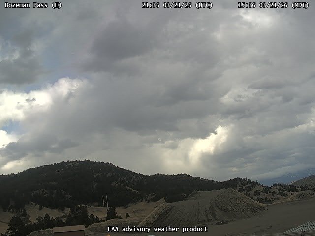 Bozeman Pass — East live webcam