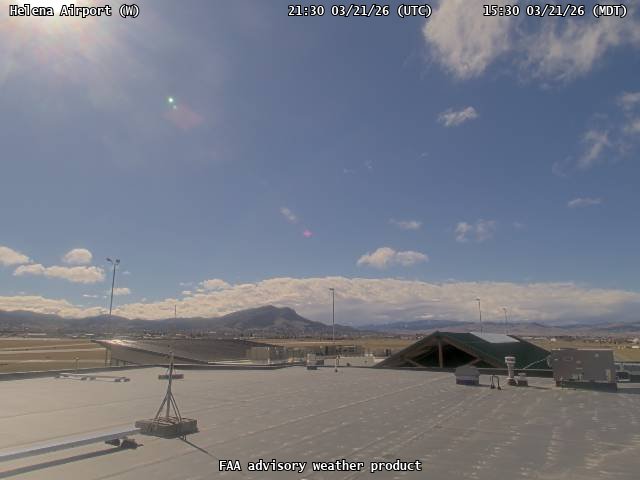 Helena Airport — West live webcam