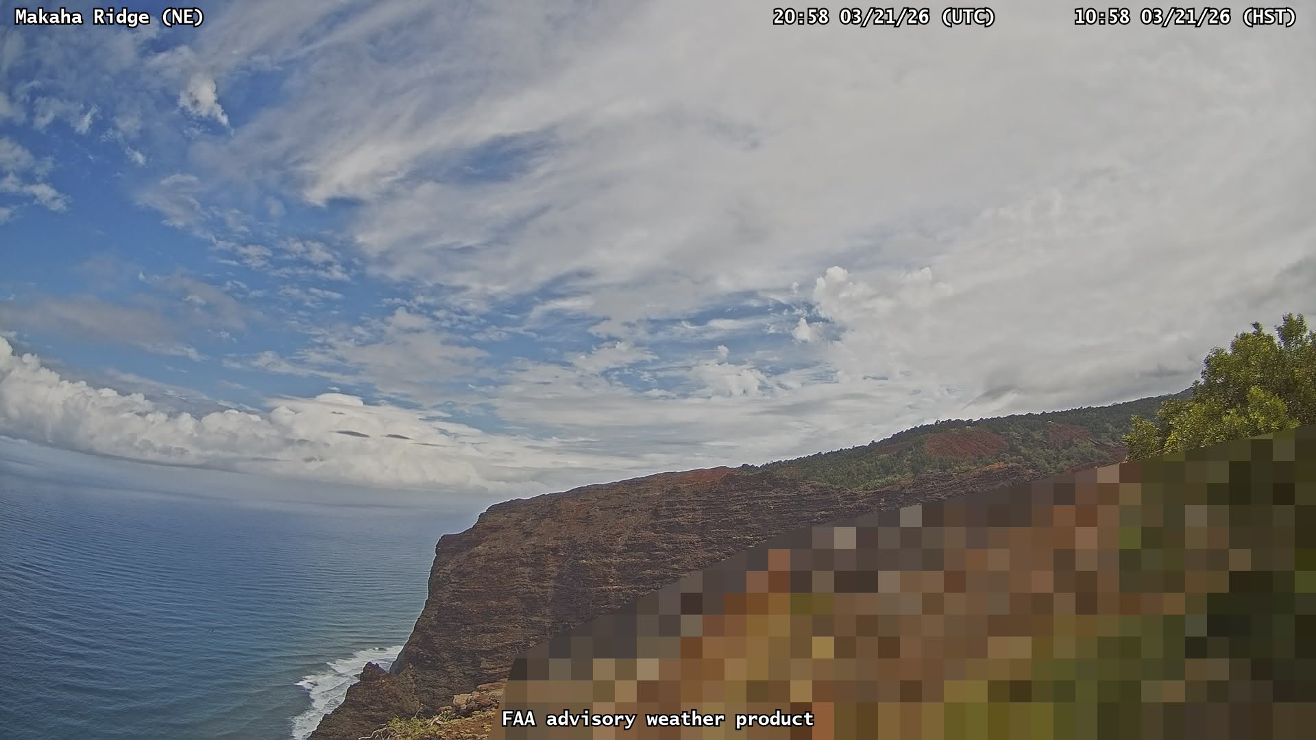 Makaha Ridge — NorthEast live webcam