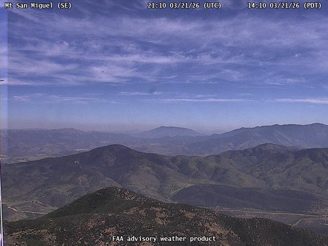 Mt San Miguel — SouthEast live webcam