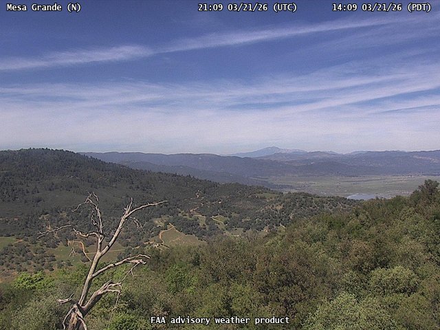 Mesa Grande — North live webcam