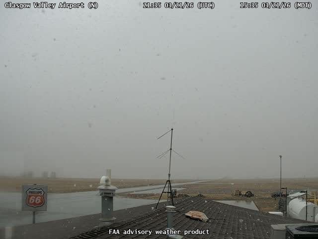Glasgow Valley Airport — North live webcam
