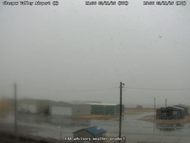 Glasgow Valley Airport — West live webcam