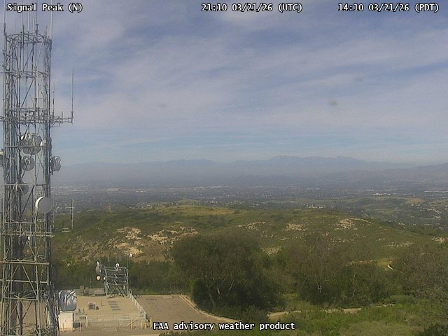 Signal Peak — North live webcam