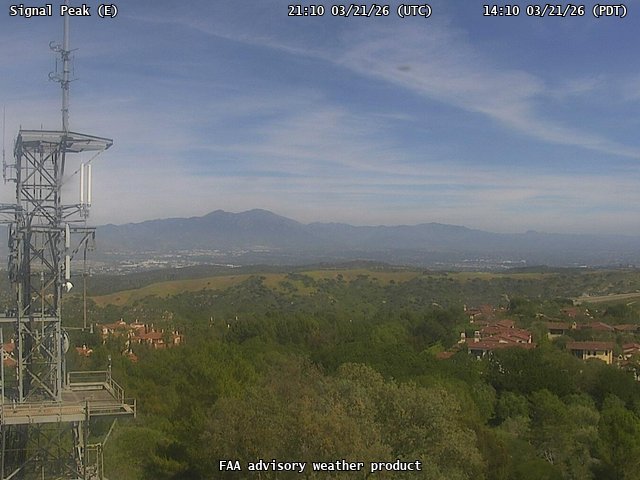 Signal Peak — East live webcam