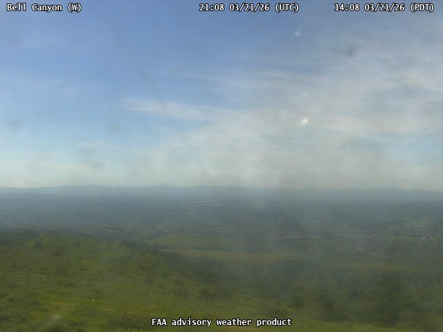 Bell Canyon — West live webcam