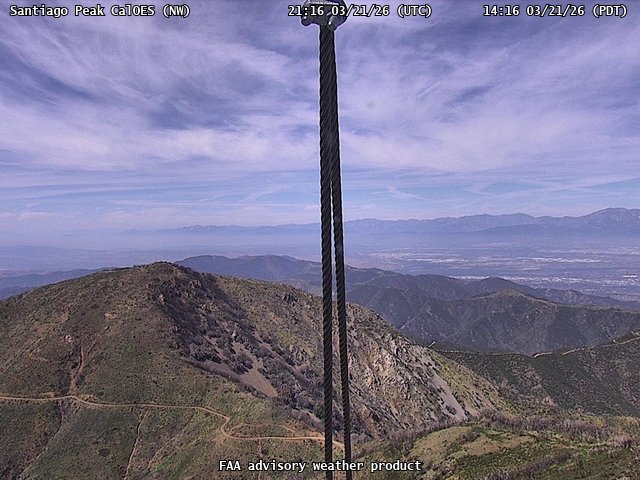 Santiago Peak CalOES — NorthWest live webcam