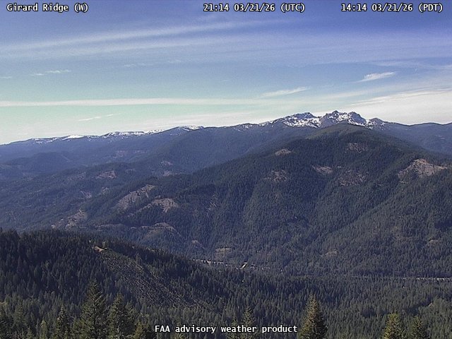 Girard Ridge — West live webcam