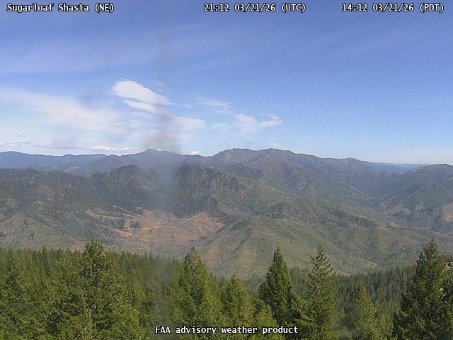 Sugarloaf Shasta — NorthEast live webcam