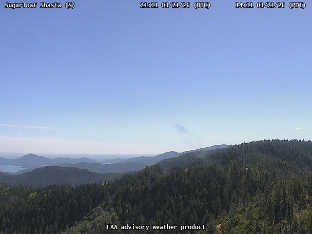 Sugarloaf Shasta — South live webcam