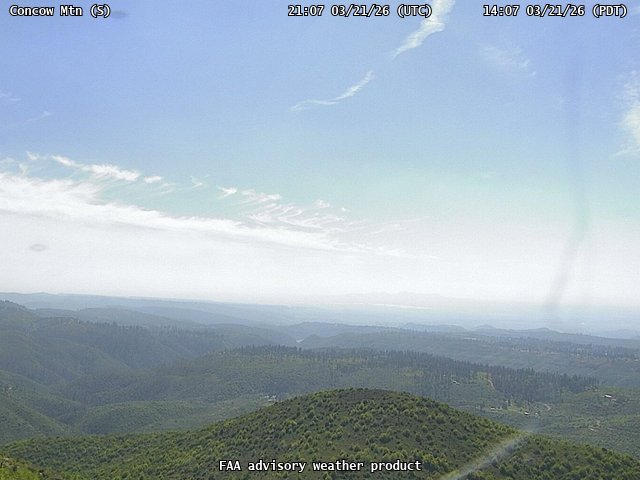 Concow Mtn — South live webcam