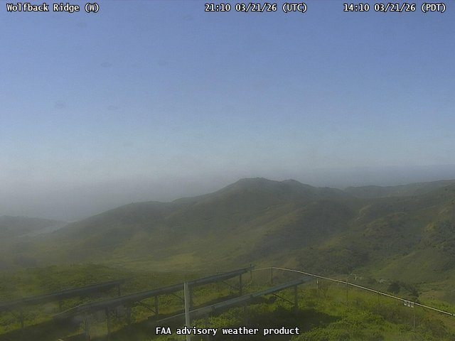 Wolfback Ridge — West live webcam