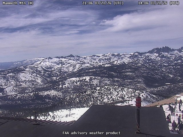 Mammoth Mtn — West live webcam