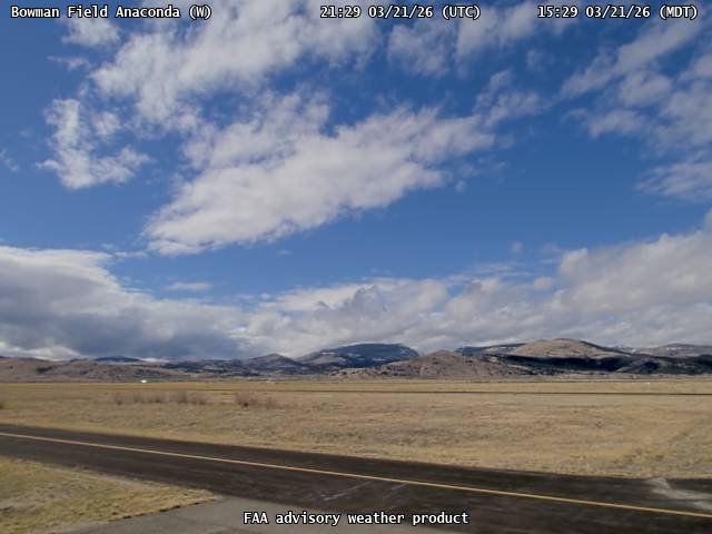 Bowman Field Anaconda — West live webcam