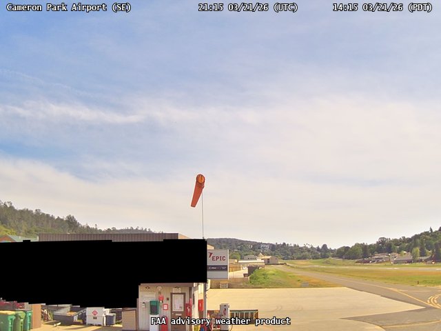 Cameron Park Airport — SouthEast live webcam