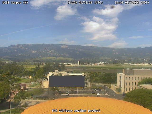 UCSB Campus — North live webcam