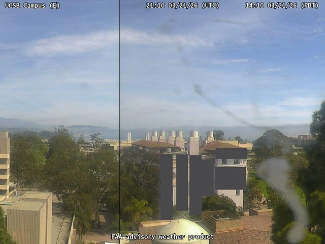 UCSB Campus — East live webcam